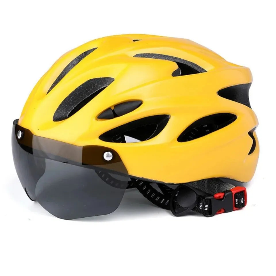 Casque de Sécurité de Cyclisme Ultraléger avec Visière - Idéal pour VTT et Route