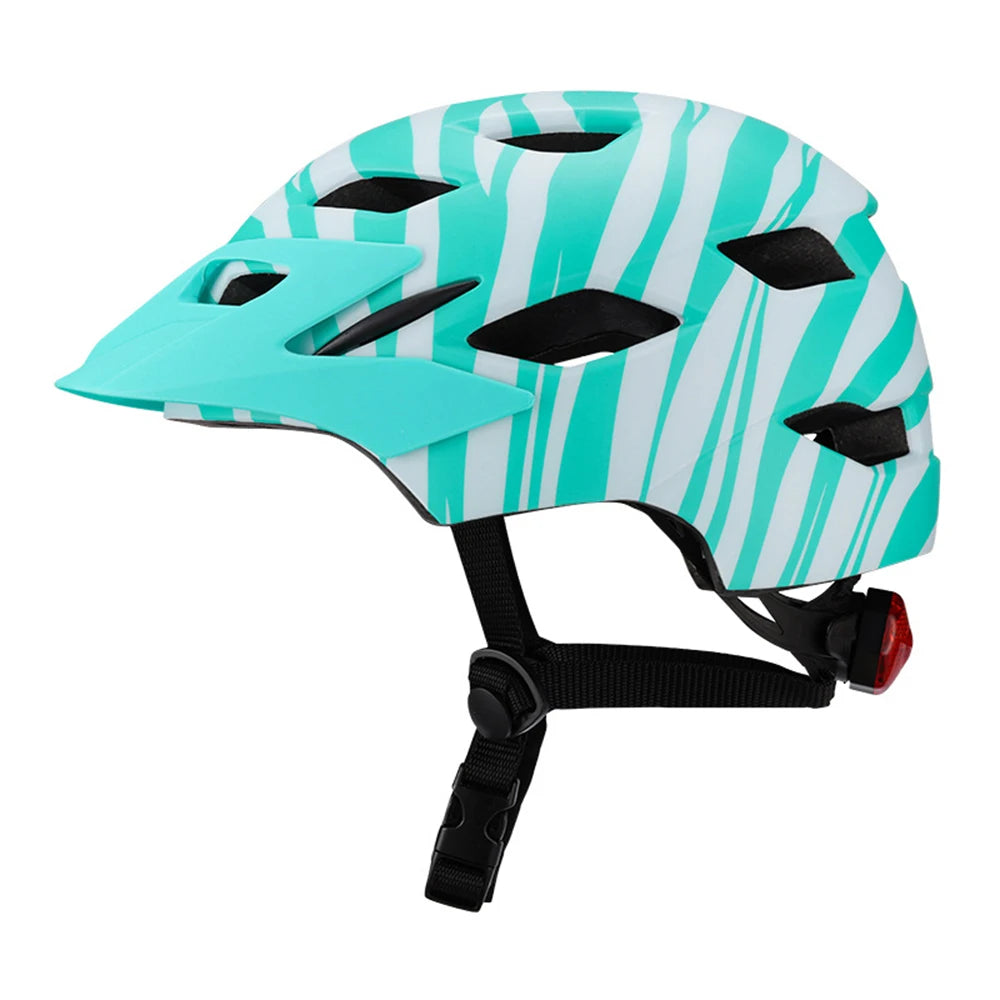 Casque de Vélo NAPLUD pour Enfants avec Feux Arrière - Sécurité et Style - Taille 48-56cm