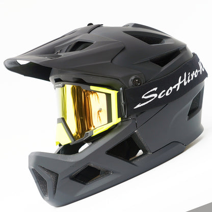 SCOHIRO-WORK - Casque de cyclisme intégral ultraléger pour adulte | Casque Integral Velo