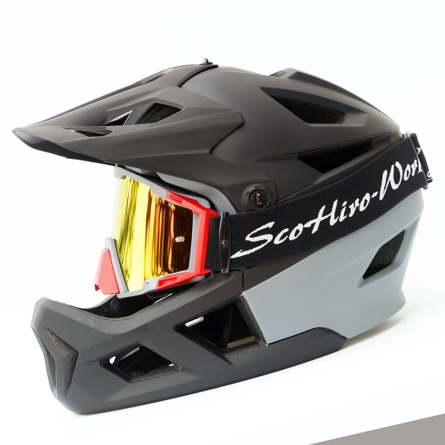 SCOHIRO-WORK - Casque de cyclisme intégral ultraléger pour adulte | Casque Integral Velo