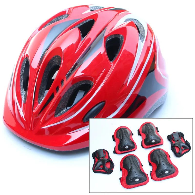 TOPRUNN - Casque de Vélo pour Enfants et Kit de Protection : Sécurité et Confort pour les Jeunes Sportifs