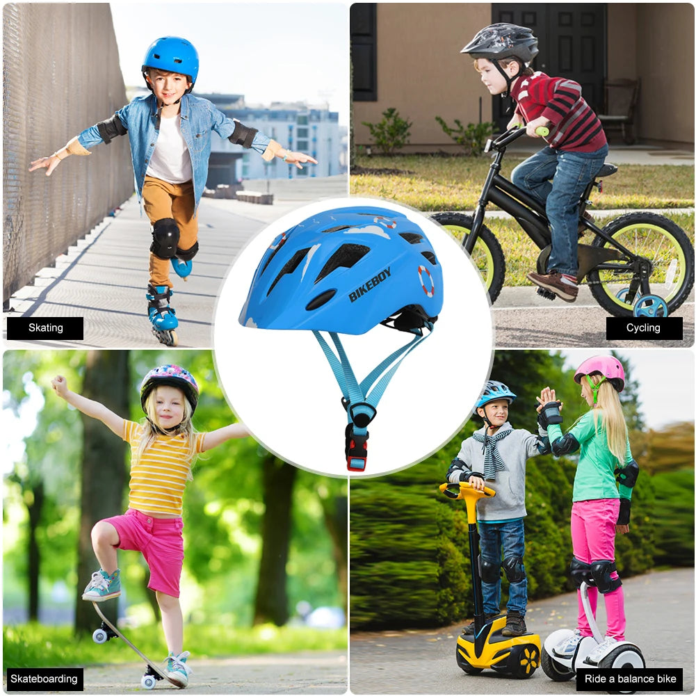 Casque Vélo Enfant BIKEBOY - Sécurité et Confort pour Petits Cyclistes