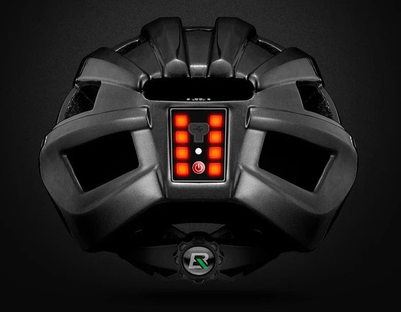 ROCKBROS-Casque de vélo léger | Casque Lumineux Vélo Clignotant