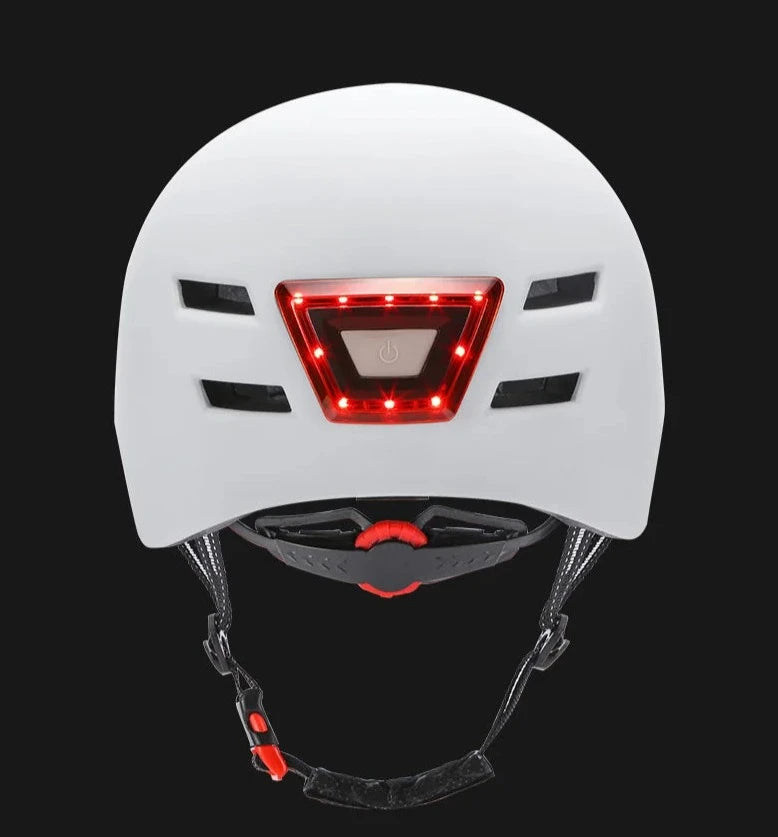 Casque de Vélo Intelligent avec Feu Arrière - Casque Velo Ville