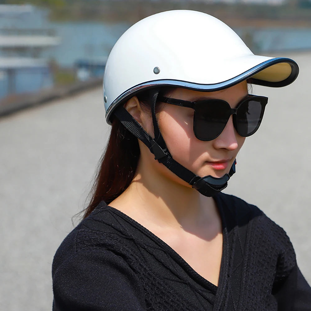 Casque de Vélo Électrique pour Adultes MOJOYCE - Style Casquette de Baseball, Protection Solaire et Sécurité