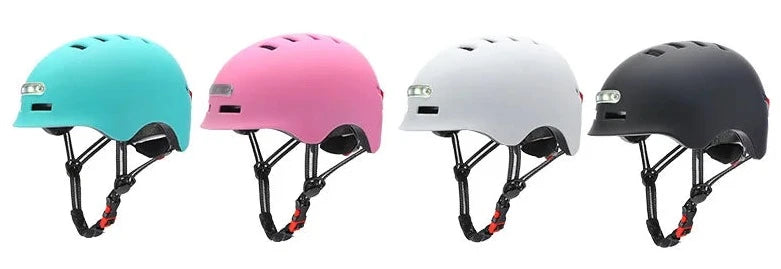 Casque de Vélo Intelligent avec Feu Arrière - Casque Velo Ville