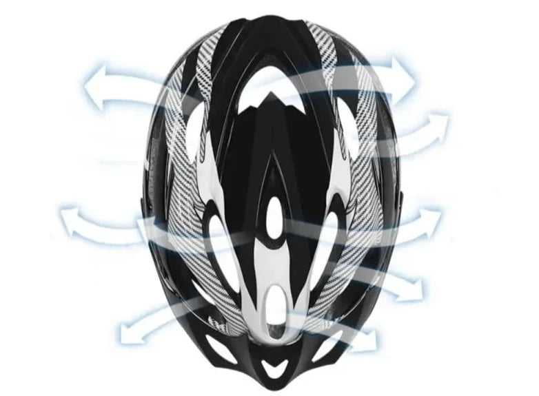 Casque de Vélo BIKEBOY Bergame en Fibre de Carbone – Confort et Sécurité pour Cyclistes Avertis