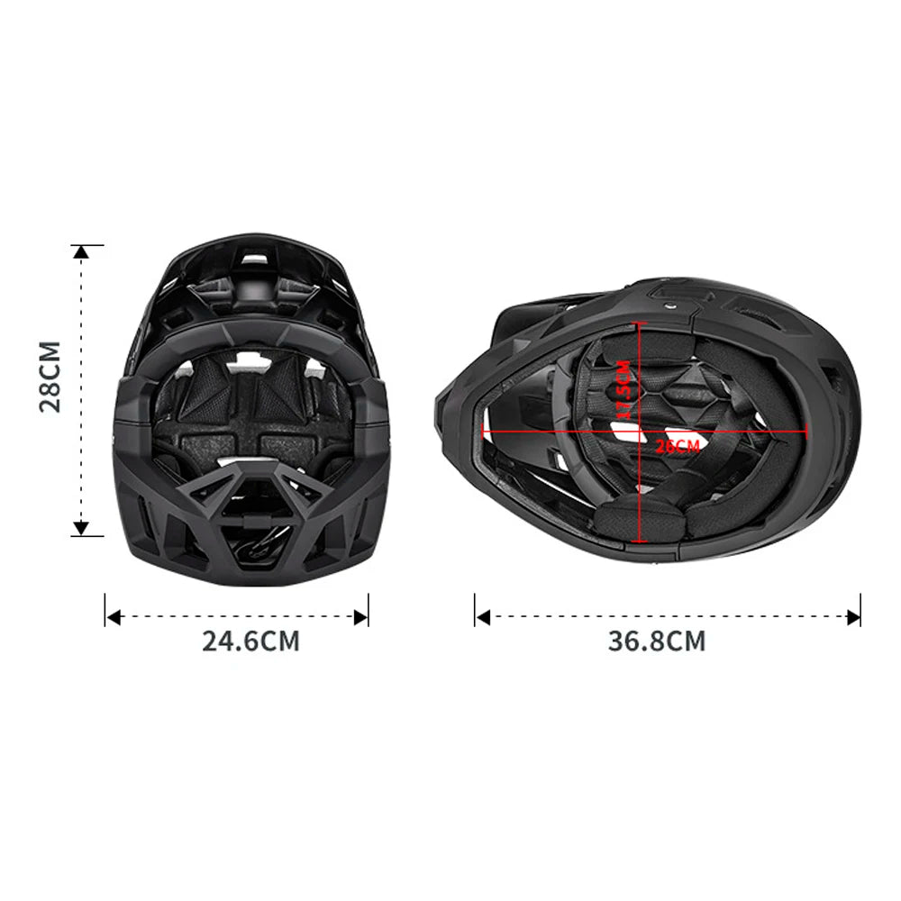 LIXADA Casque Intégral VTT pour Adultes - Léger, Aéré, et Confortable